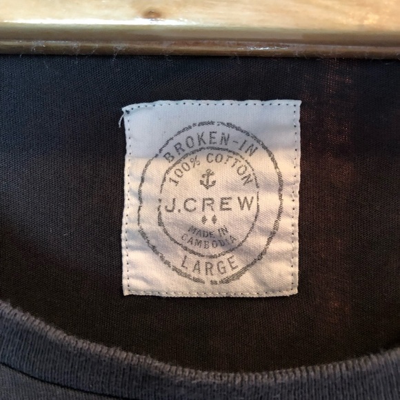 J. Crew Factory Large Broken-In TShirt 100% Cotton - Picture 3 of 4